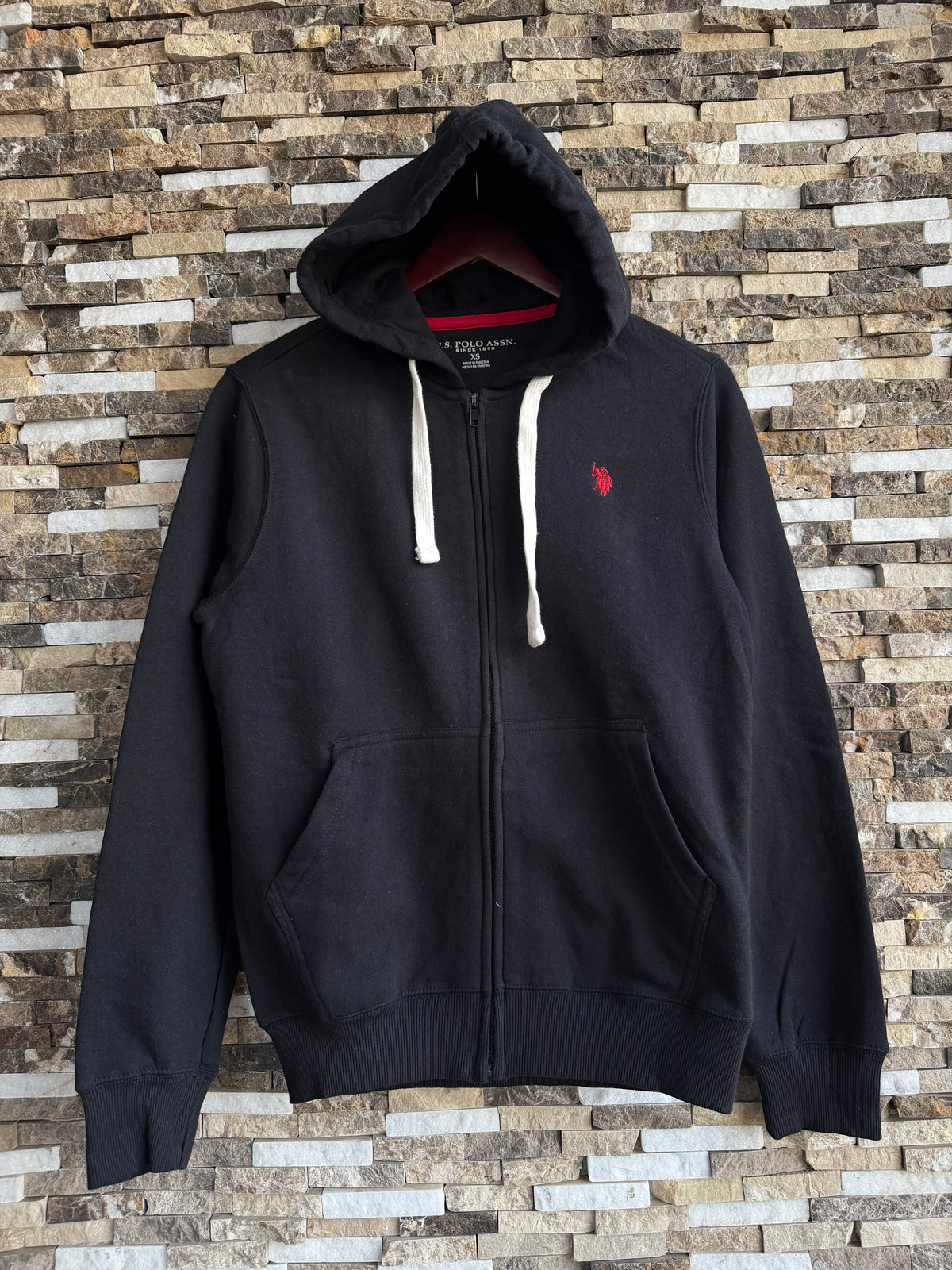 US Polo Assn Original Men Zip-Up Hoodie