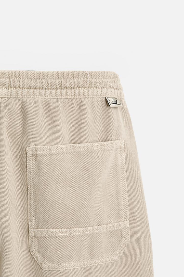 ZARA ORIGINAL MEN DNWR PANTS in Beige