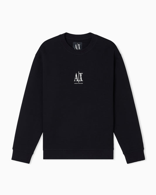Armani Exchange Original Sweatshirt Unisex - Small Logo - Black