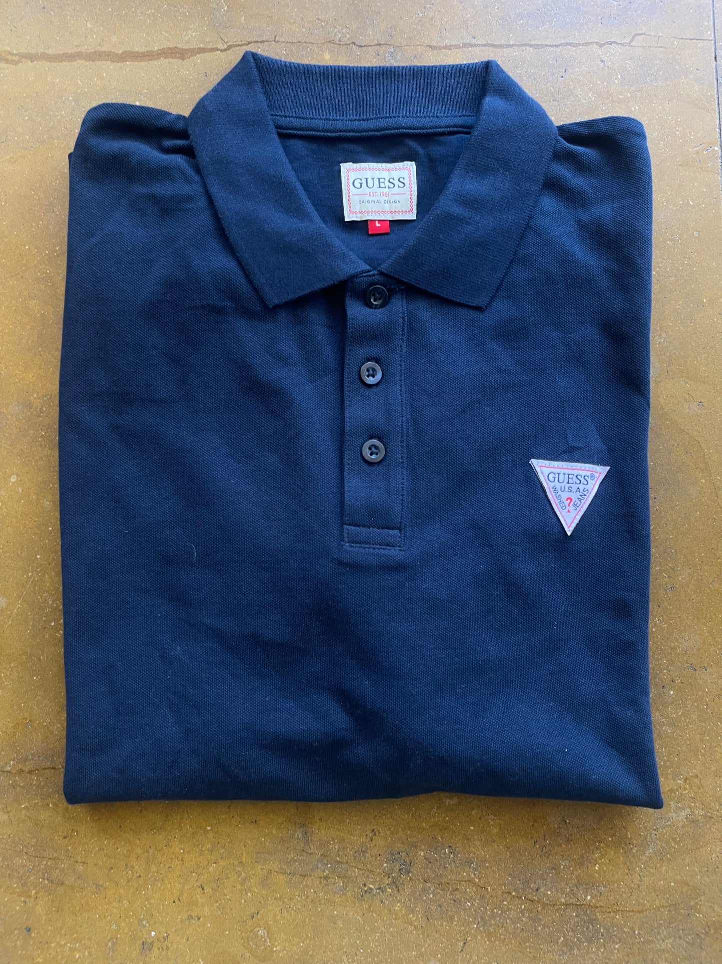 Guess Original Men Polo- Shirt in Navy