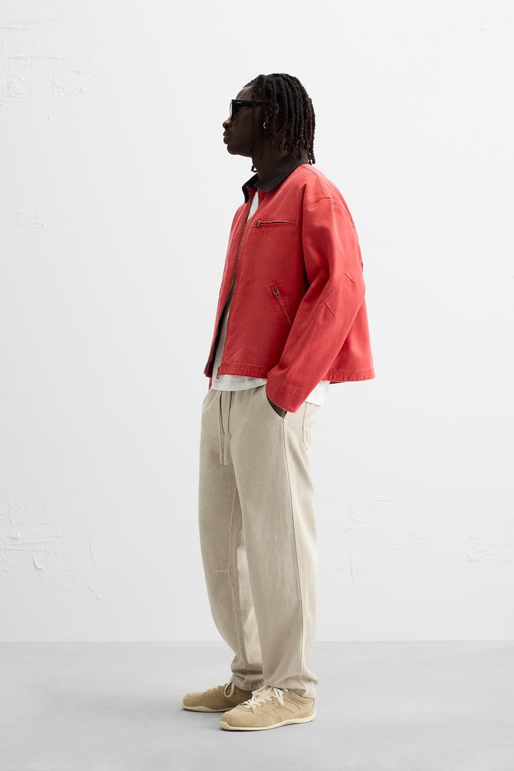 ZARA ORIGINAL MEN DNWR PANTS in Beige