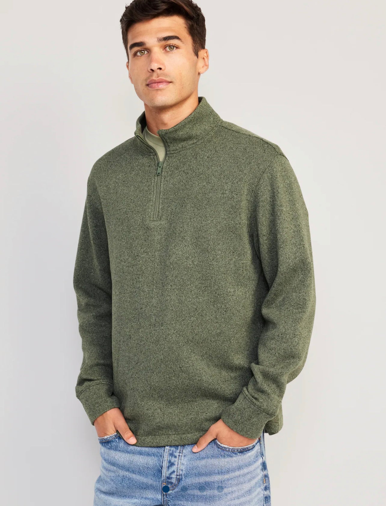 OLD NAVY original Sweater-Knit 1/4-Zip Pullover for Men – WOLF BROS