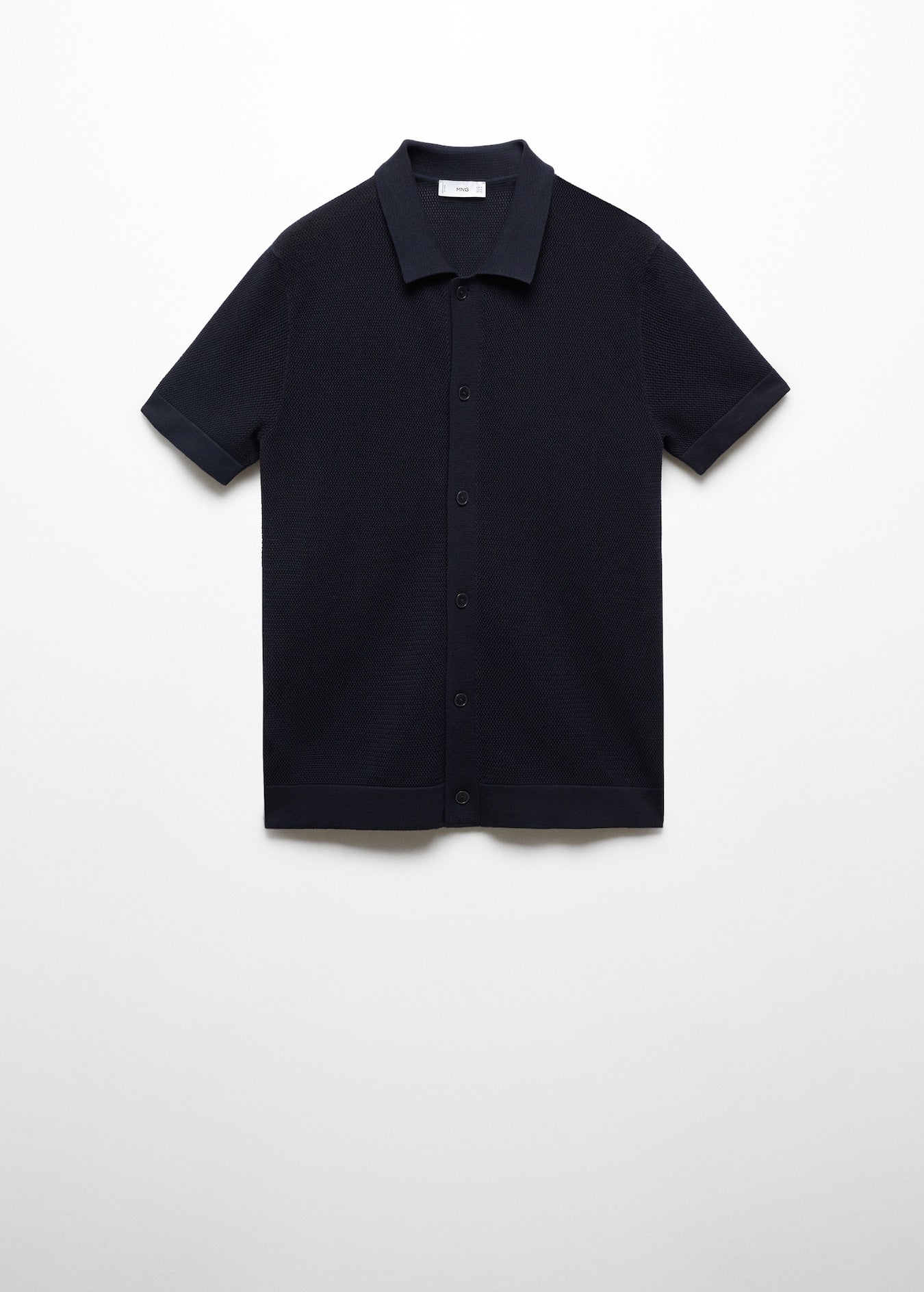 Mango Original Men RIBBED KNIT Polo-SHIRT 67099220