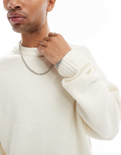 Jack & Jones Original Men fluffy crew neck sweater