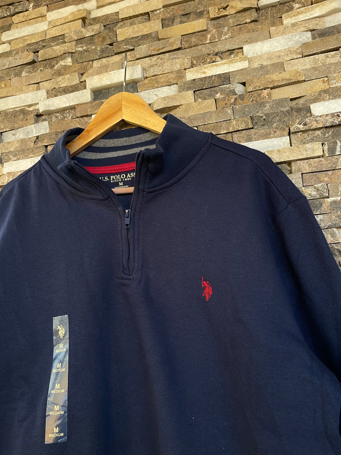 Us. Polo Assn. Original Men Quarter Zipper