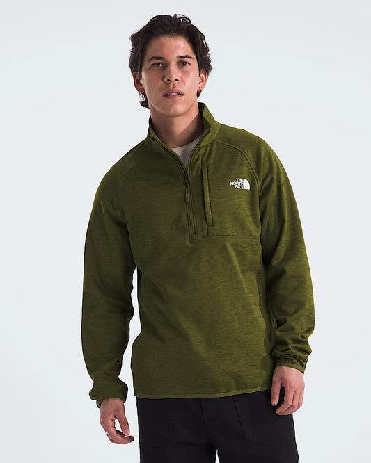 THE NORTH FACE Original CANYONLANDS 1/2 ZIP MENS Dry Fit - Olive