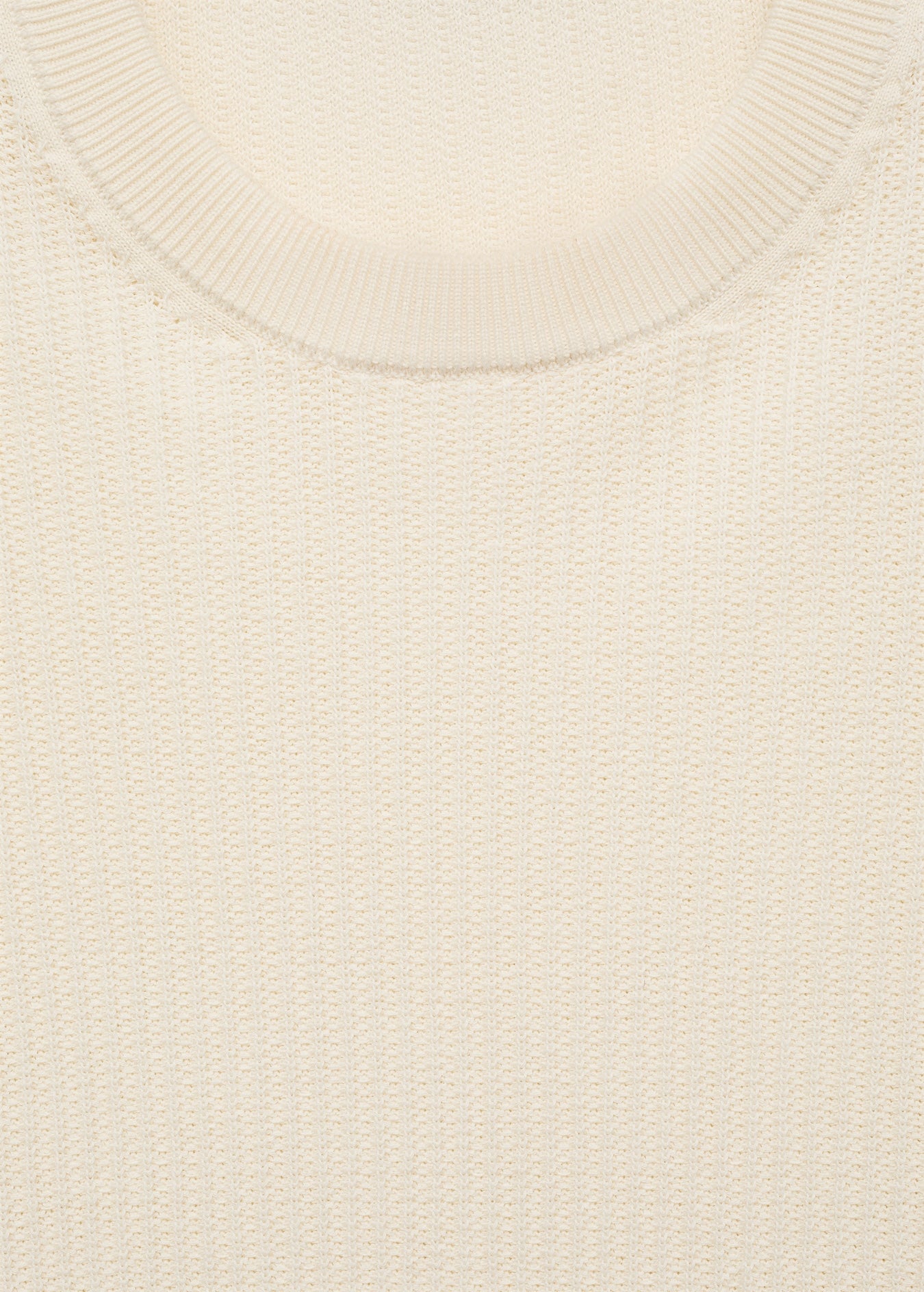 Mango Original Men RIBBED KNIT T-SHIRT 77060584