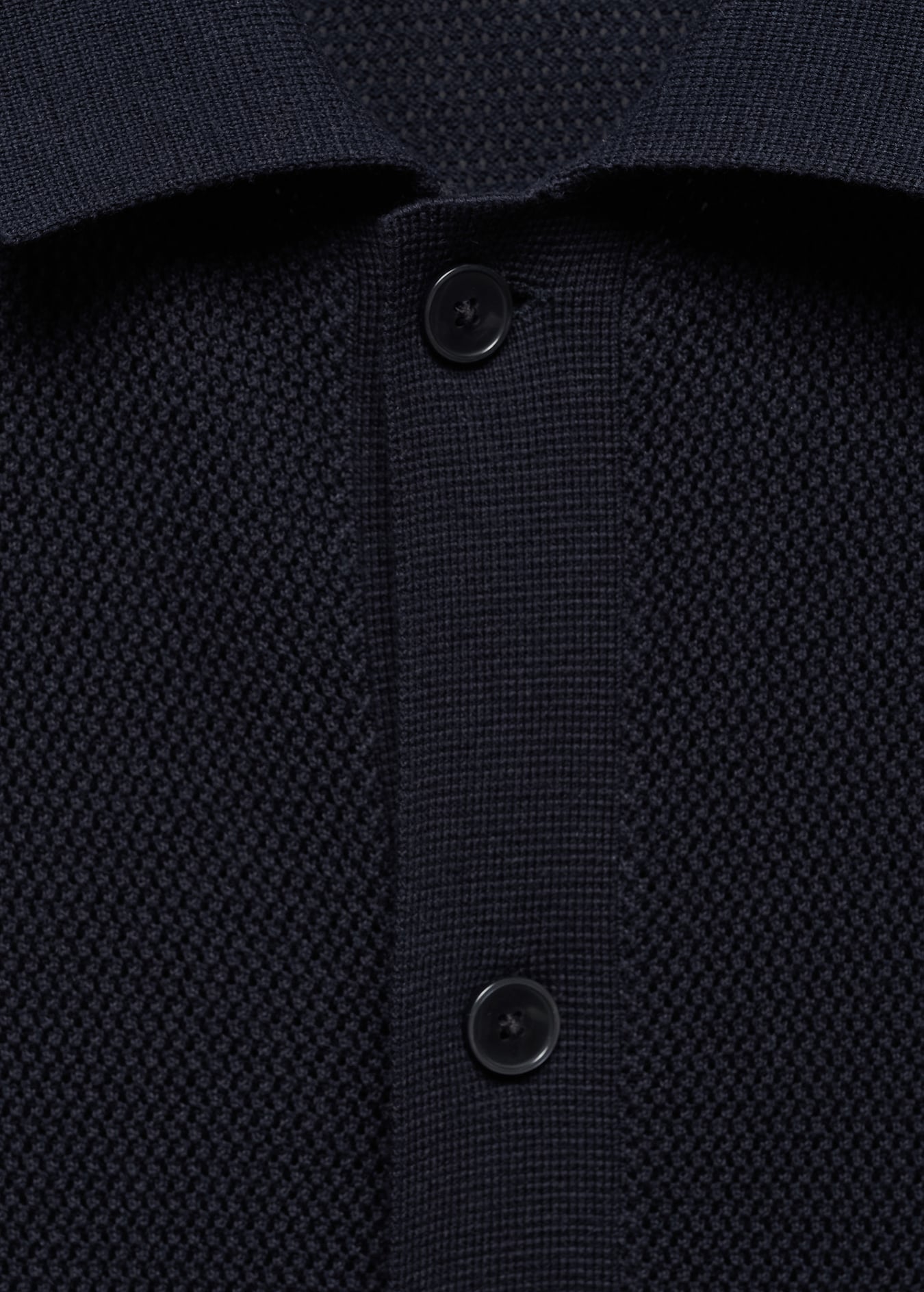 Mango Original Men RIBBED KNIT Polo-SHIRT 67099220