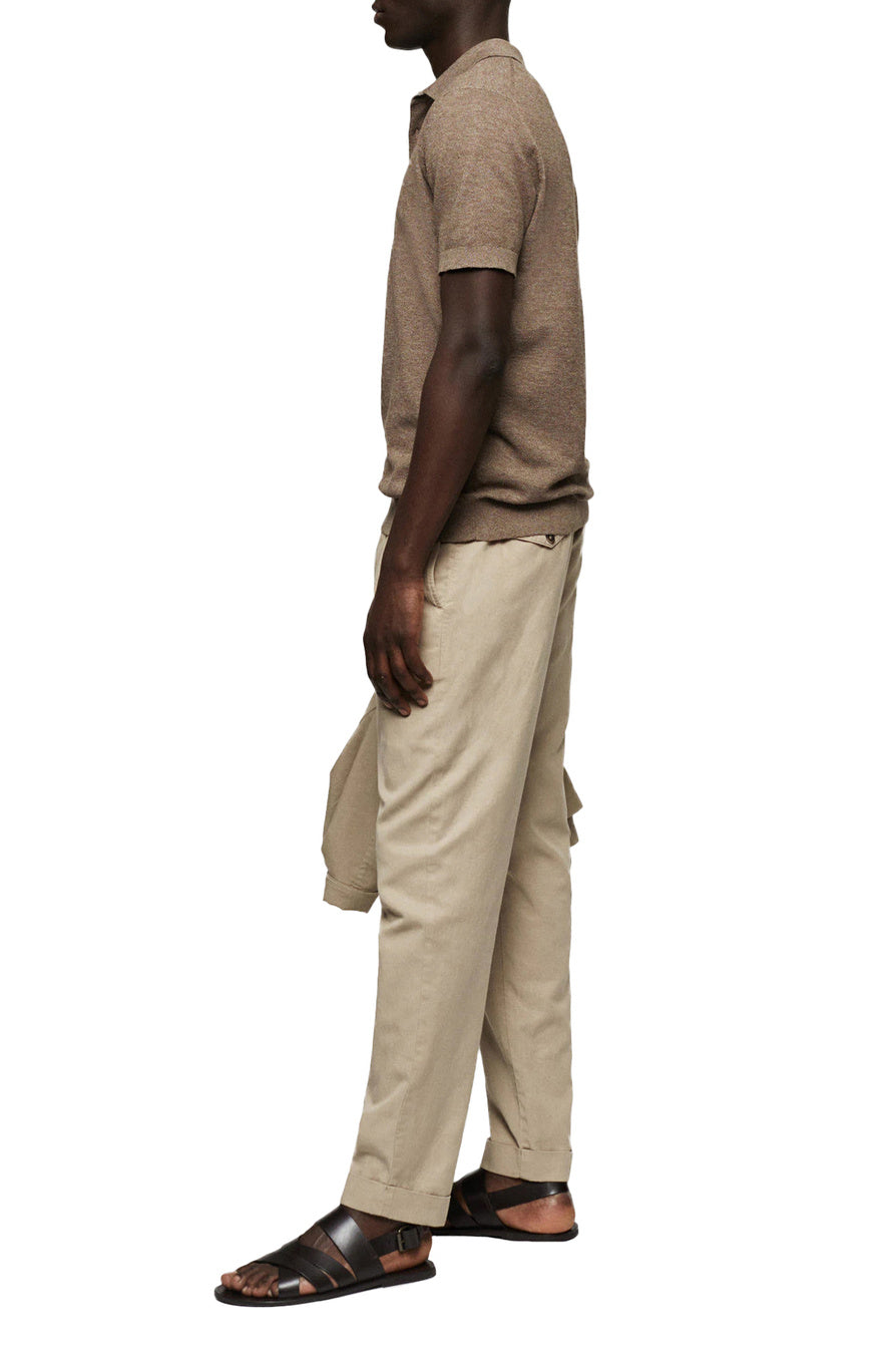 Mango Original Men RIBBED KNIT Polo-SHIRT 47085906