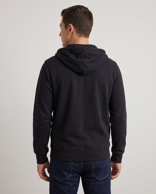 US Polo Assn Original Men Zip-Up Hoodie - model back