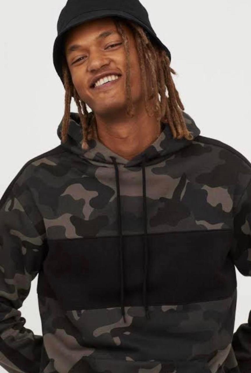 H&m clearance camouflage hoodie