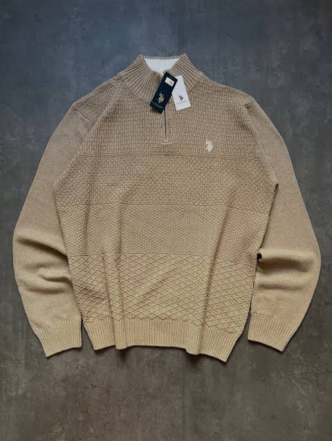 U.S. Polo Assn. Original Men Half-Zip Knit Sweater