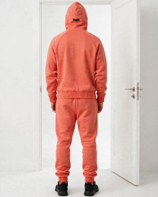 Essential Original Men Sets ( 2 PIECES )HODDIE+SWEATPANTS - Coral