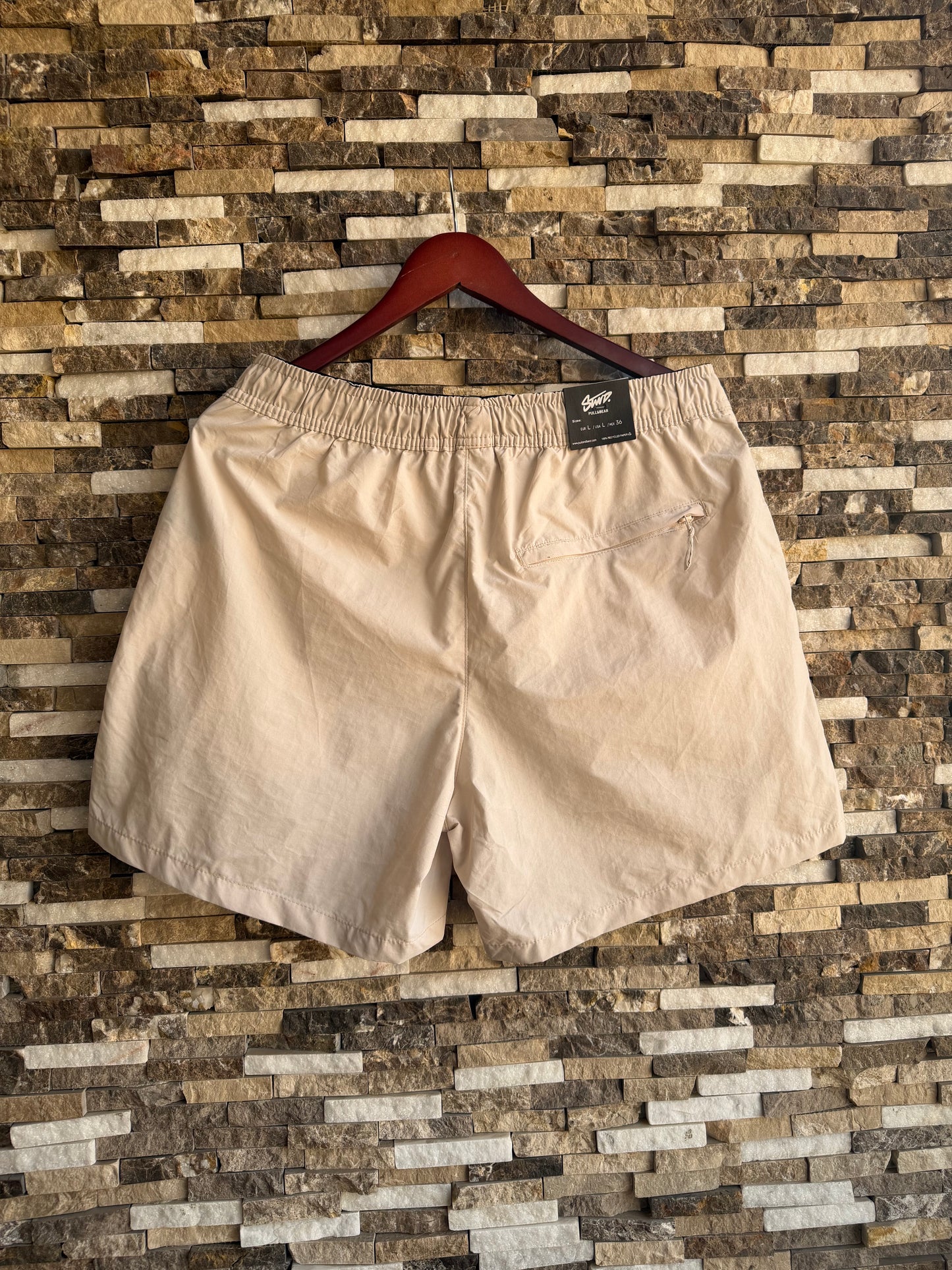 Stwd ( PULL&BEAR) Original Men Swimming Suit In Beige
