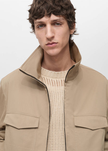 MANGO ORIGINAL MEN RELAXED-FIT JACKET