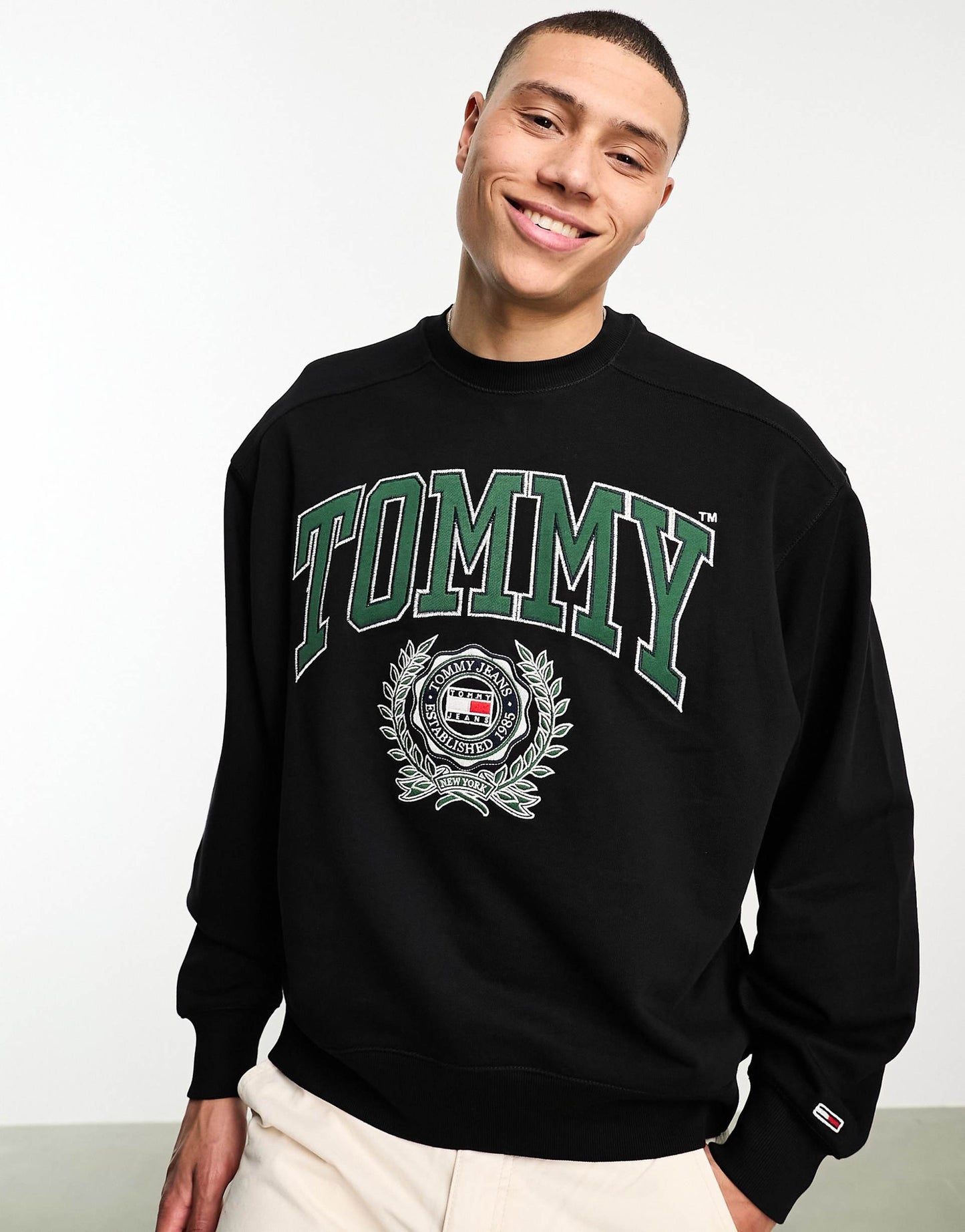 Tommy Hilfiger Original Men Oversized Sweatshirt تلبيسة أوسع مقاس