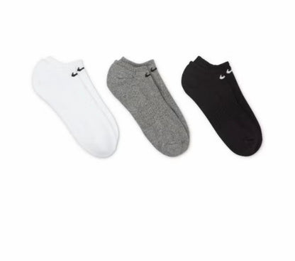 Unisex Nike Original Everyday Cushioned No-Show Socks 3-Pair