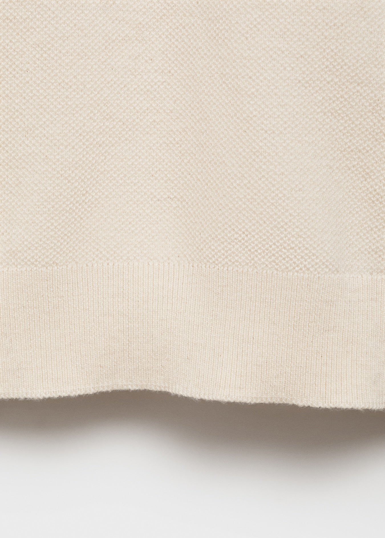 Mango Original Men RIBBED KNIT Polo-SHIRT 87065932