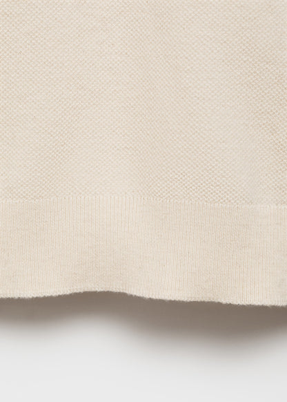 Mango Original Men RIBBED KNIT Polo-SHIRT 87065932