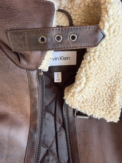 Calvin Klein original Men Leather Jacket