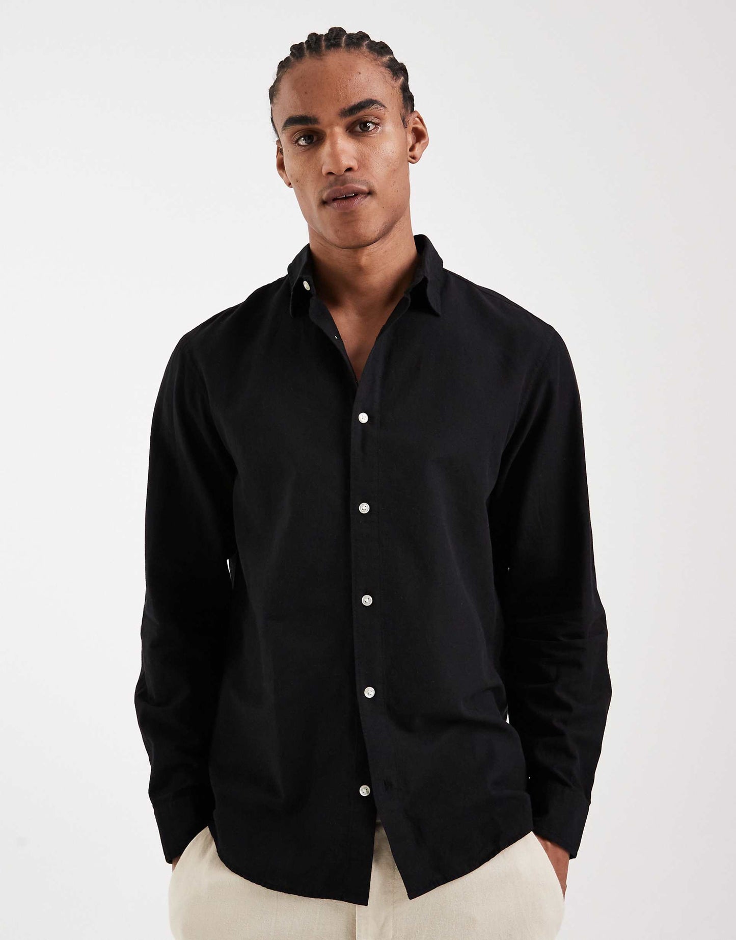 ONLY & SONS Original Men linen mix long sleeve shirt