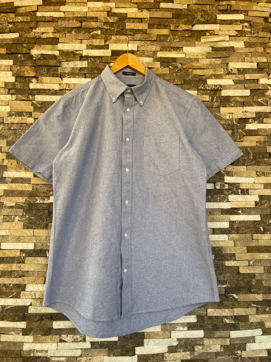 GANT ORIGINAL MEN SHORT SLEEVE SHIRT تلبيسة واسع مقاس