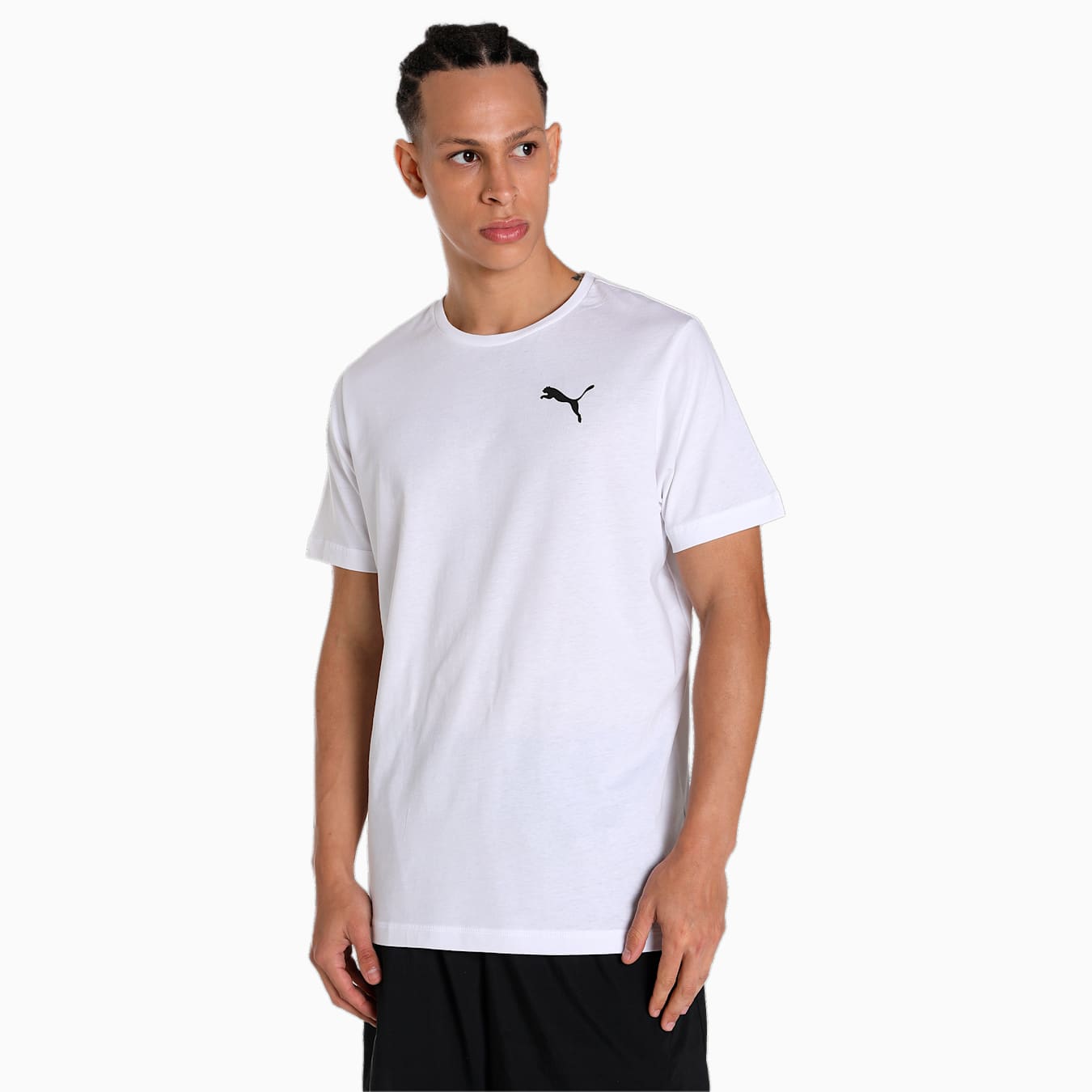 Puma Original Men T-Shirt In Light Grey
