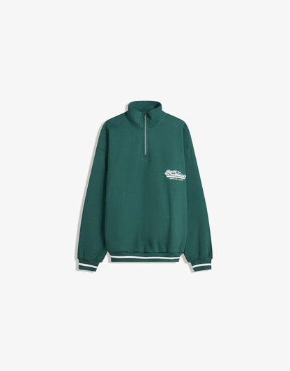 Bershka Original Men Quarter-Zipper