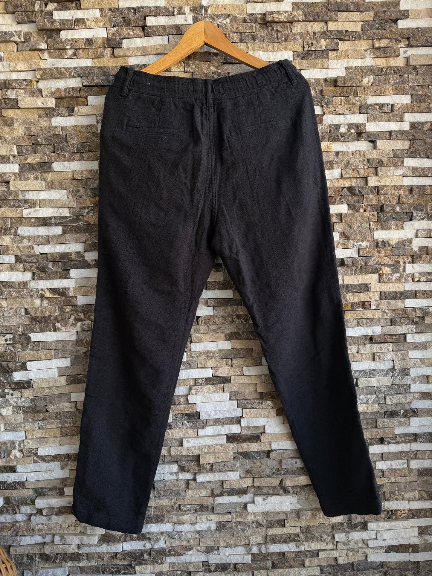 Colin Original Men Linen Pants In Black