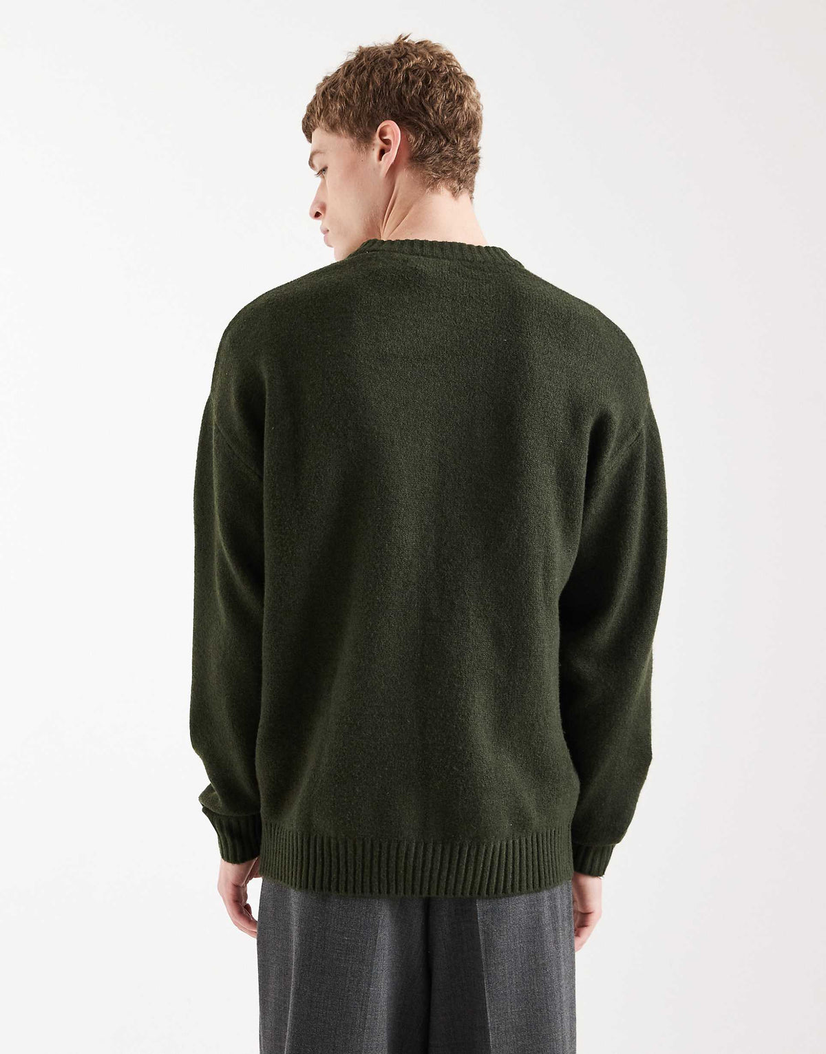 Jack & Jones Original Men fluffy crew neck sweater