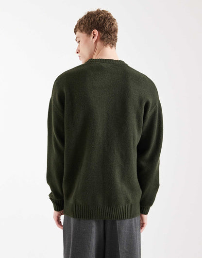Jack & Jones Original Men fluffy crew neck sweater