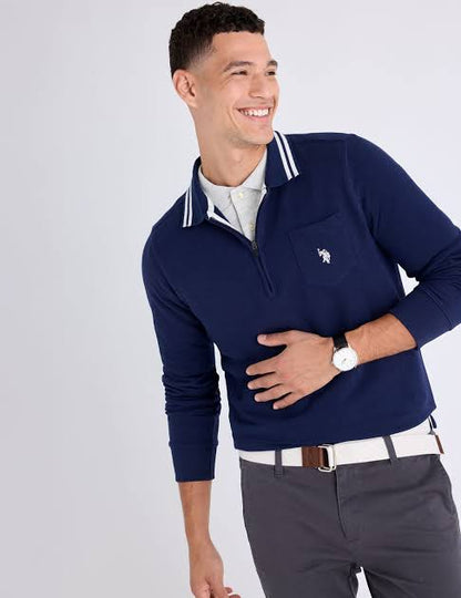 Us polo Assn Original Men quarter zipper