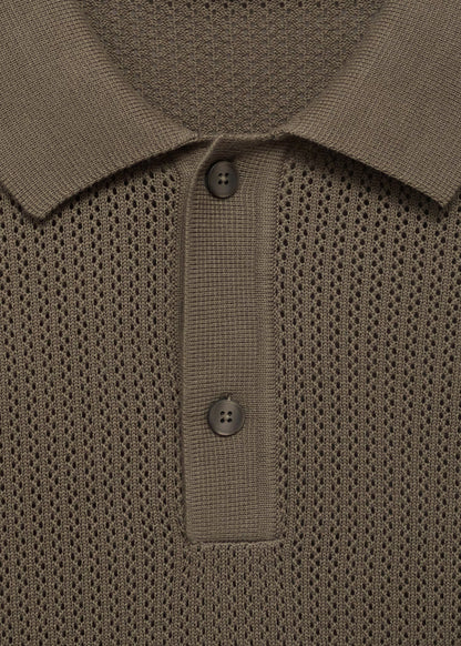 Mango Original Men RIBBED KNIT Polo-SHIRT 17031244