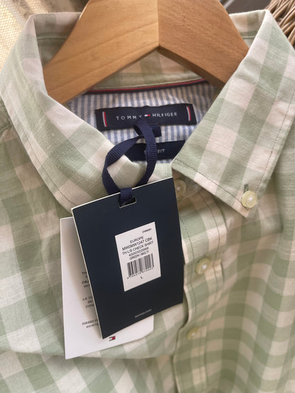 Tommy Hilfiger Original Men Linen Shirt Slim FiT