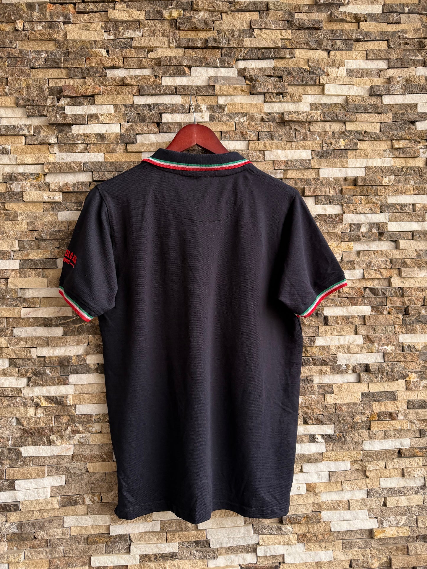 U.S Polo Assn Men polo-Shirt Slim Fit IN BLACK