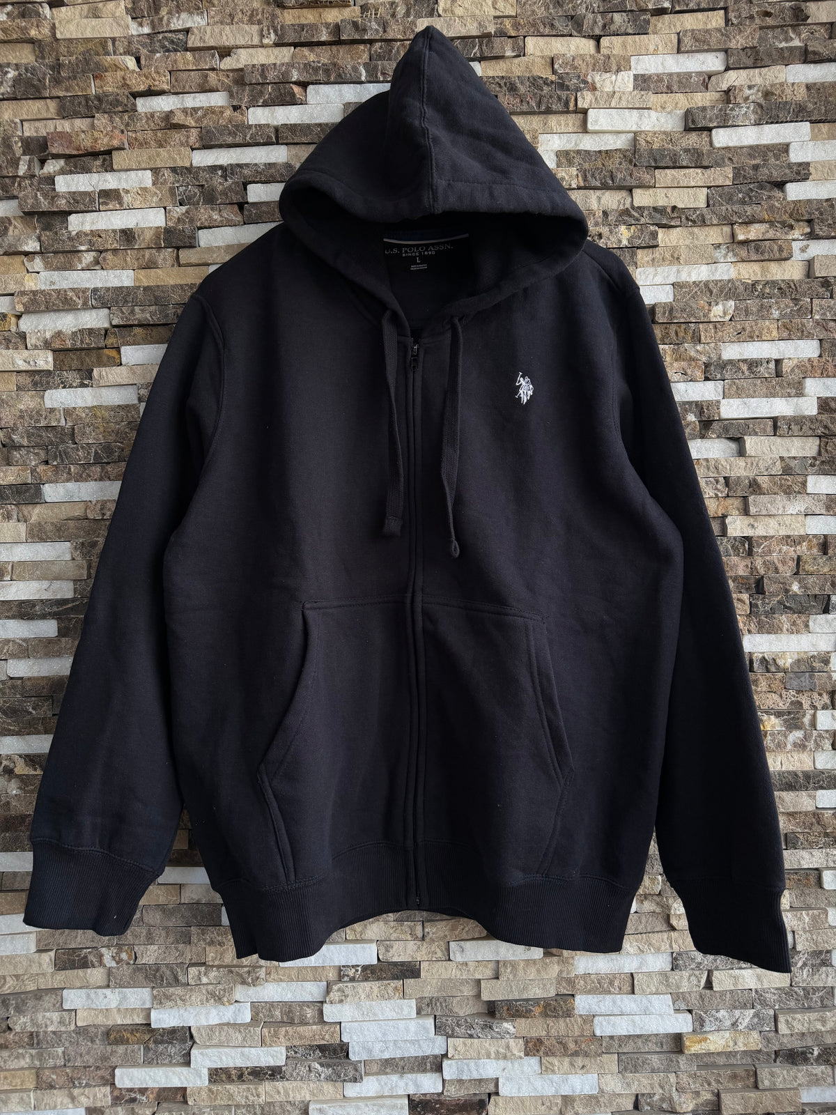 US Polo Assn Original Men Zip-Up Hoodie