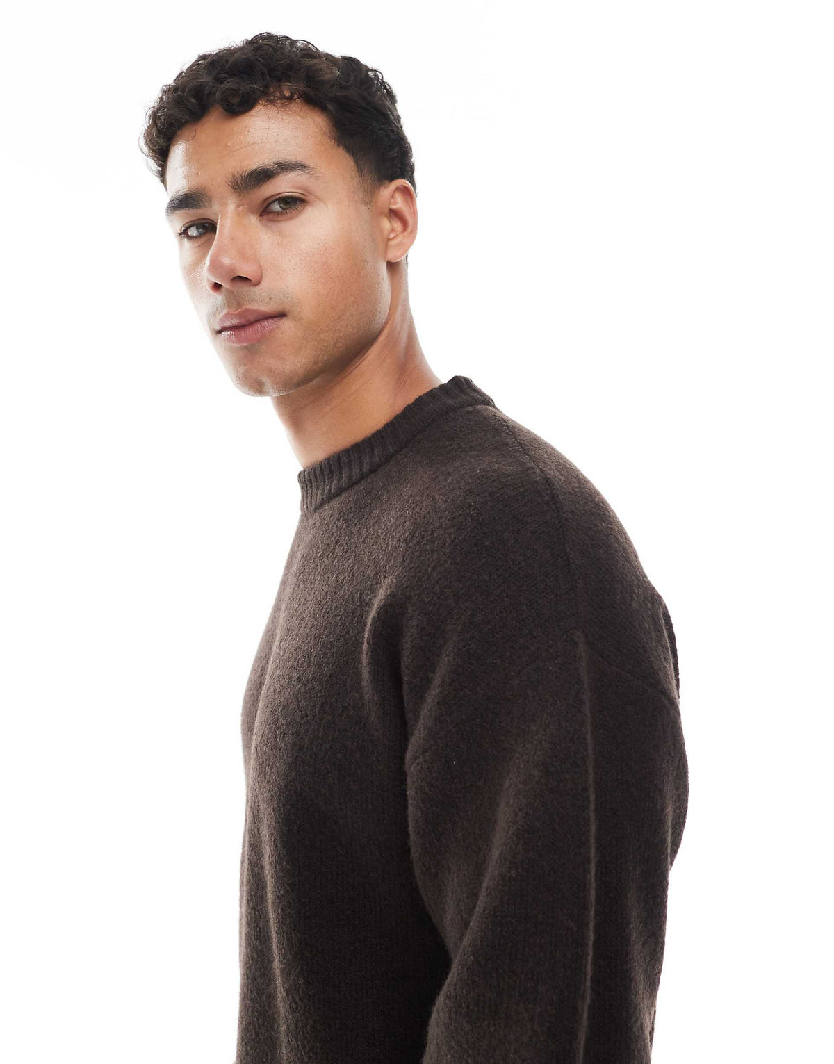 Jack & Jones Original Men fluffy crew neck sweater