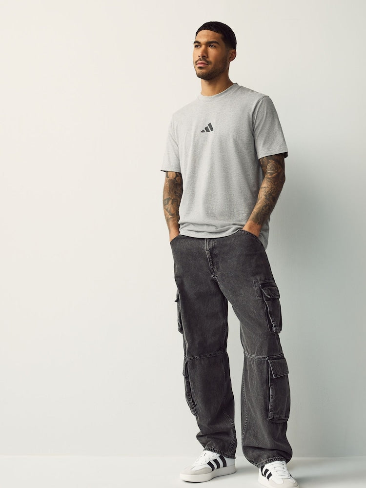 Adidas Original Men T-Shirt For Men Dark grey