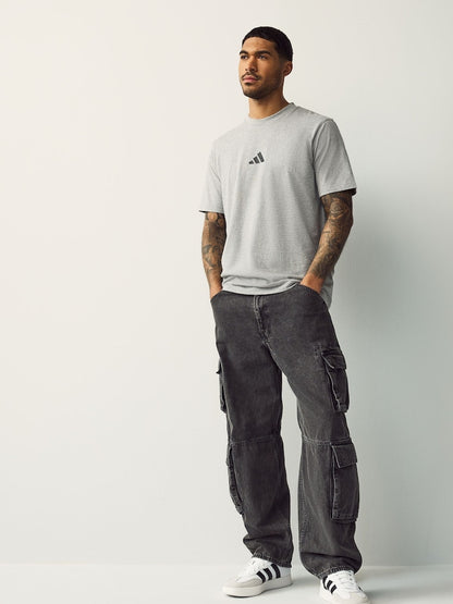 Adidas Original Men T-Shirt For Men Dark grey