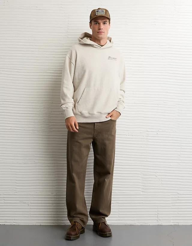 American Eagle Original Men Bronco Graphic Hoodie