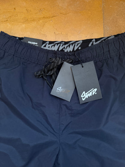 Stwd ( PULL&BEAR) Original Men Swimming Suit In Dark Navy