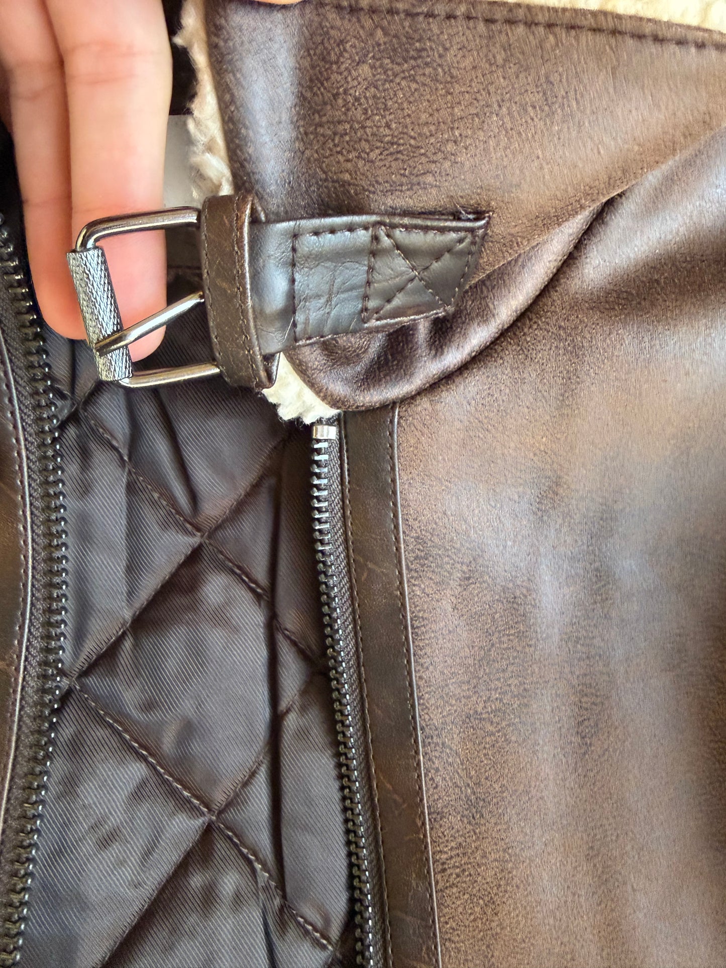 Calvin Klein original Men Leather Jacket