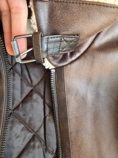 Calvin Klein original Men Leather Jacket