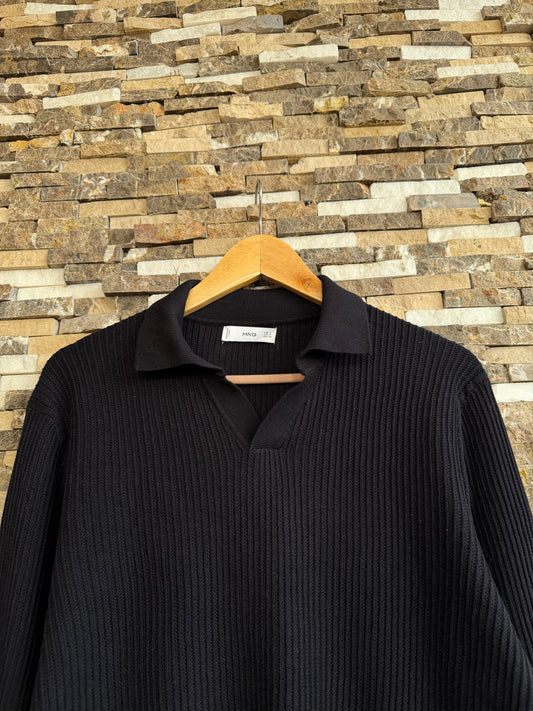 Mango Original Men long sleeve in black