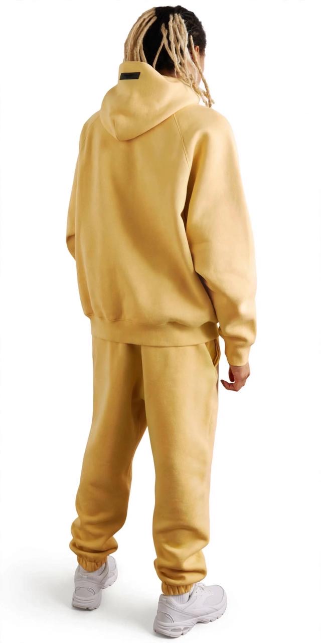 Essential Original Men Sets ( 2 PIECES )HODDIE+SWEATPANTS - Yellow