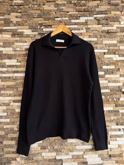 Mango Original Men long sleeve in black