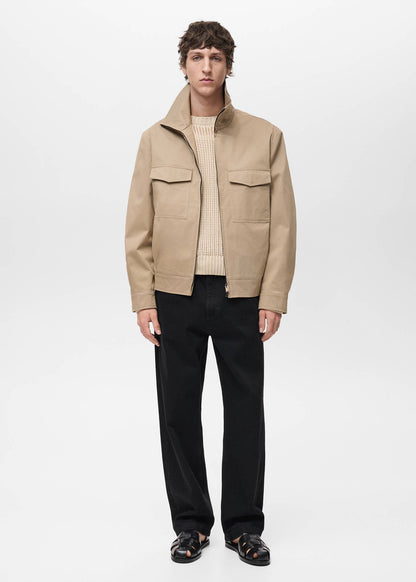 MANGO ORIGINAL MEN RELAXED-FIT JACKET