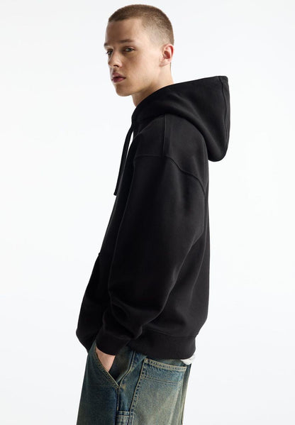 Pull&Bear Original Men Simple oversized Hoodie in Black