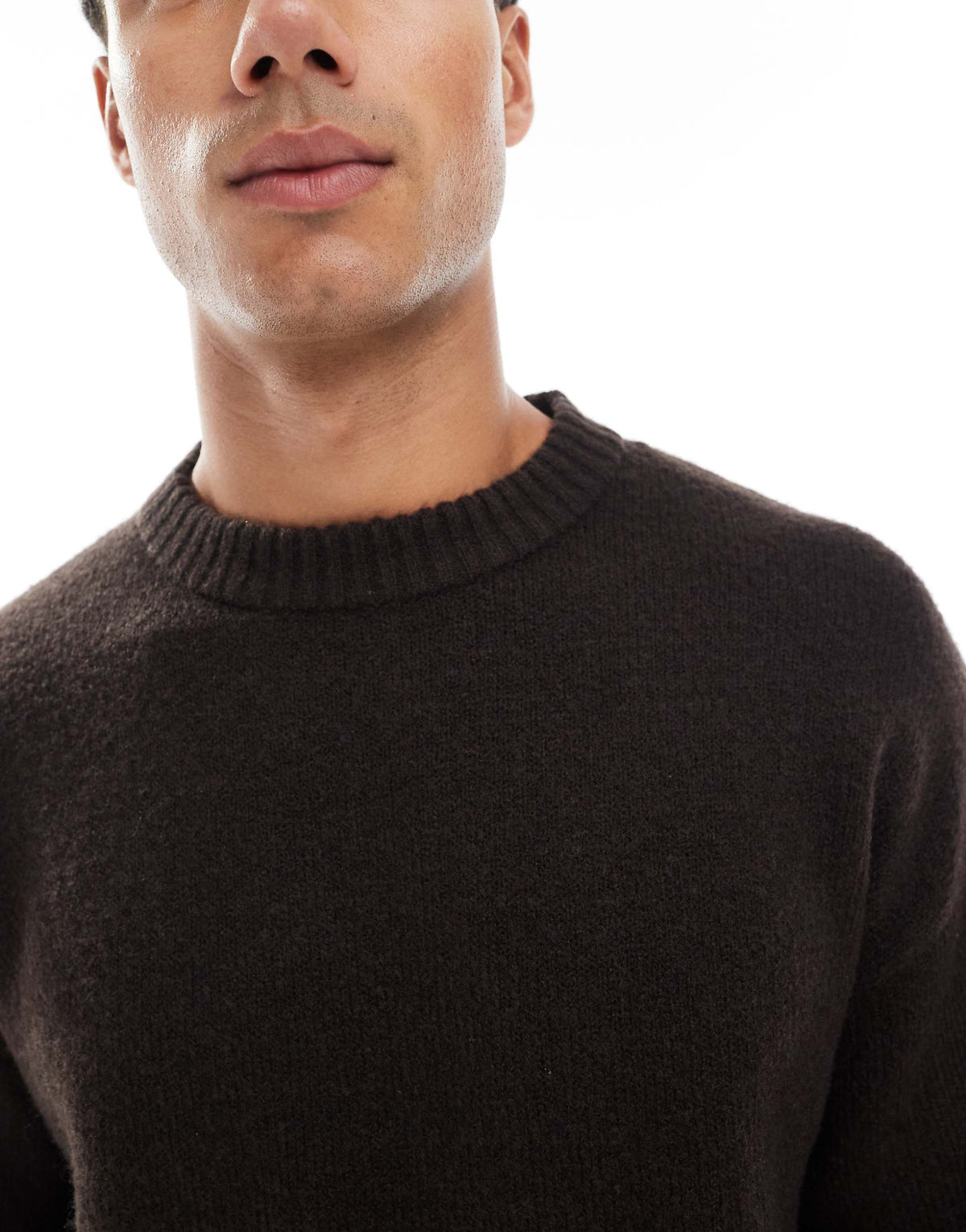 Jack & Jones Original Men fluffy crew neck sweater