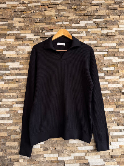 Mango Original Men long sleeve in black